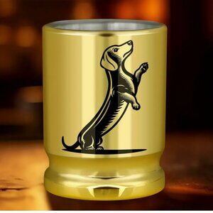 1pcs Dachshund "Big Shot" Shot Glasses in Gold